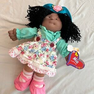 MIA Doll in Floral Dress with Pink Shoes